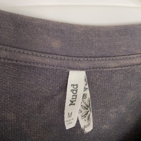 Mud space dye SOFT lace up sweater - Picture 3 of 6